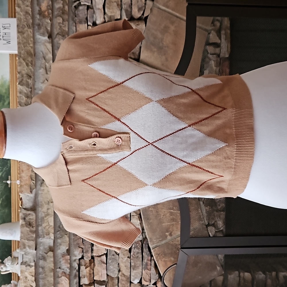 MAMA Patterend Sweater Crop Top